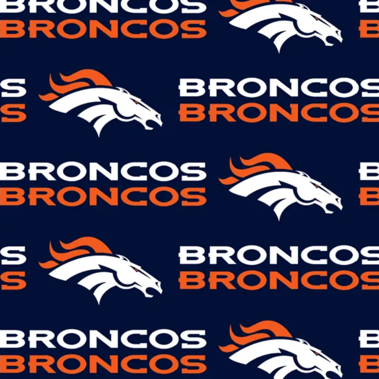 Denver Broncos Farbric Swatch
