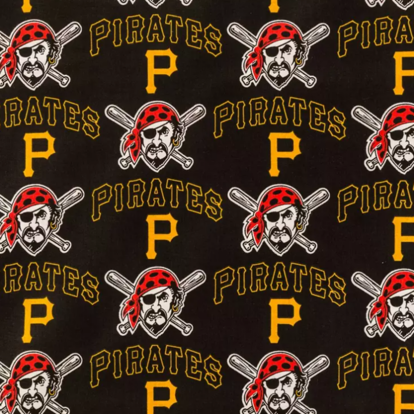 Pittsburgh Pirates Fabric Swatch
