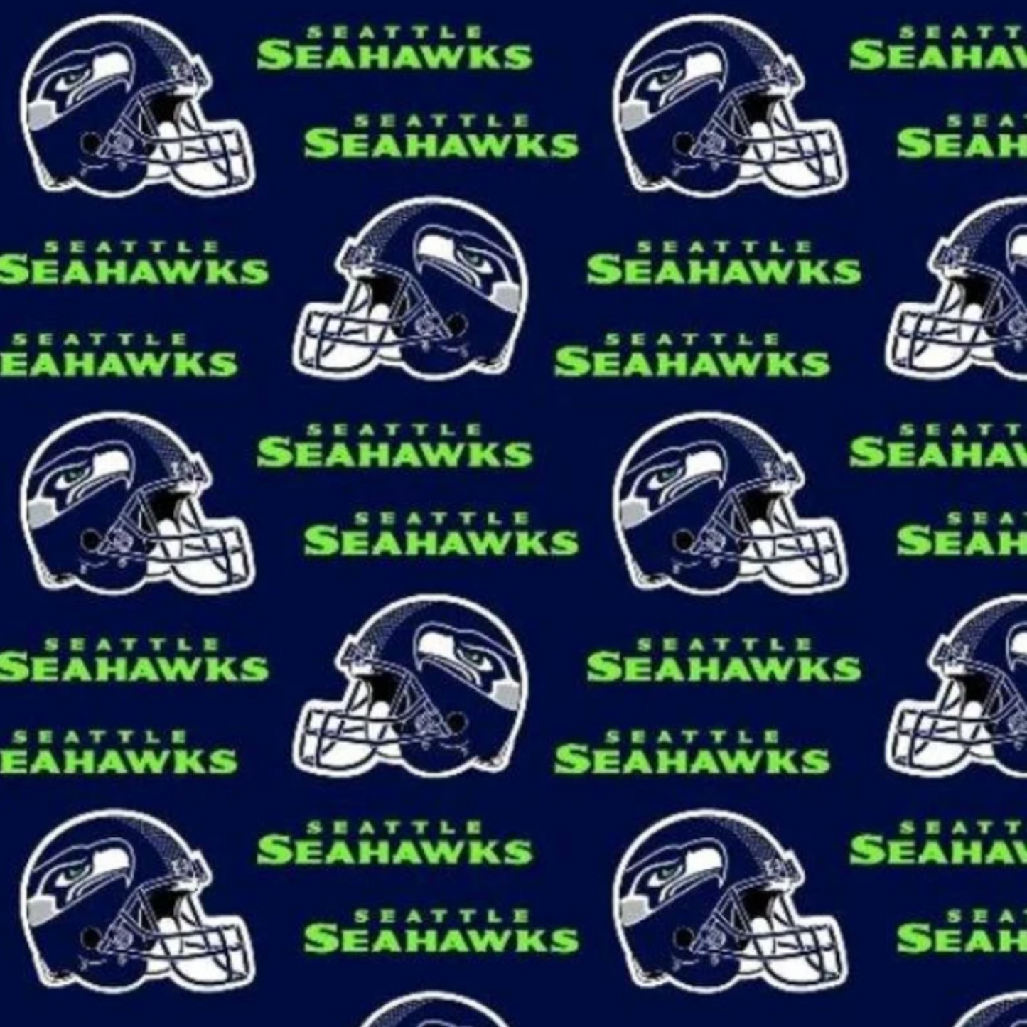 Seattle Seahaws Fabric Swatch