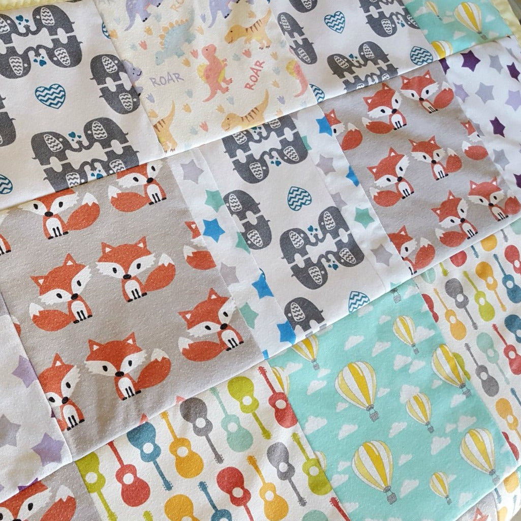 Baby's First Year Memory Blanket Front