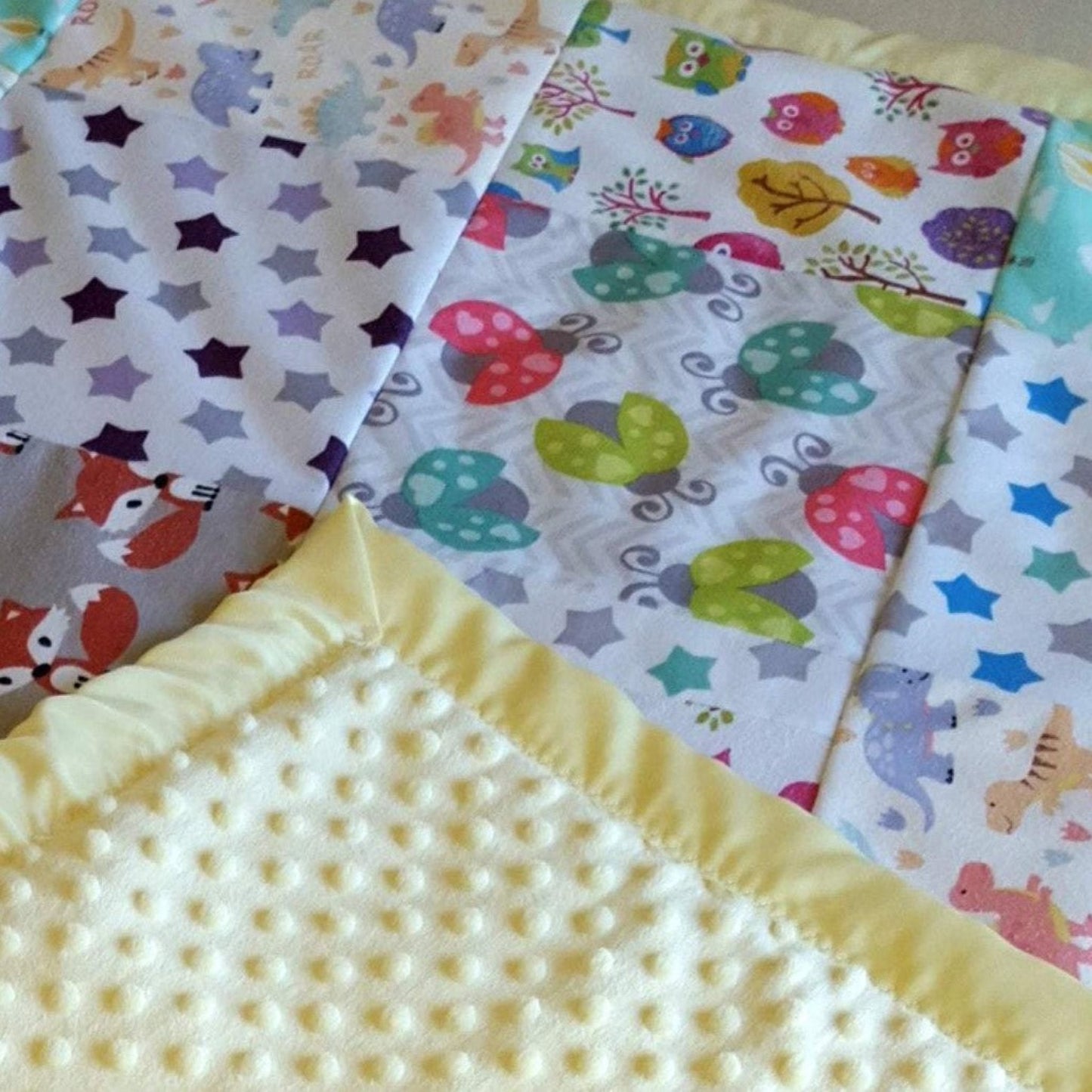 Baby Clothes Memory Blanket Front