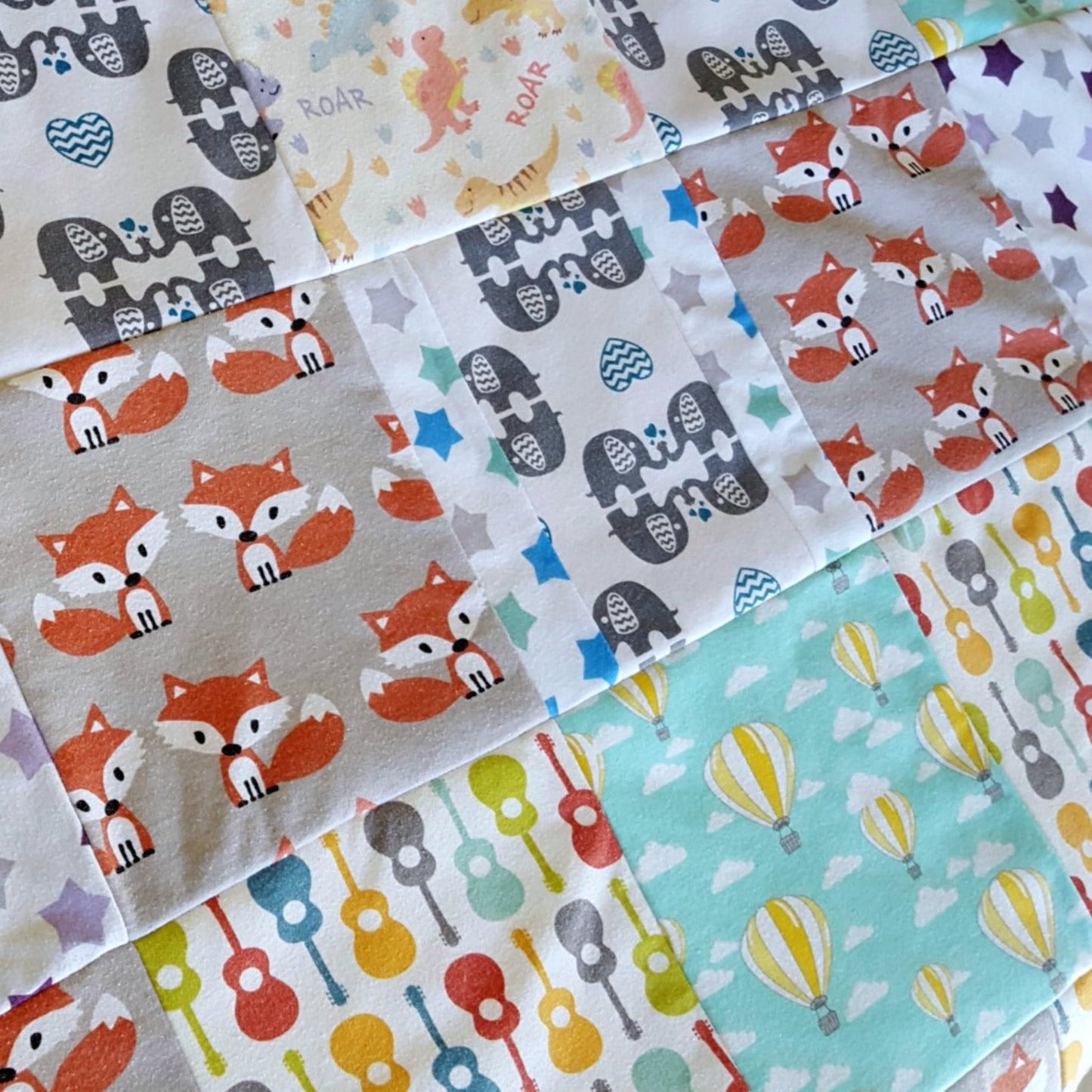 Baby Clothes Memory Blanket Front