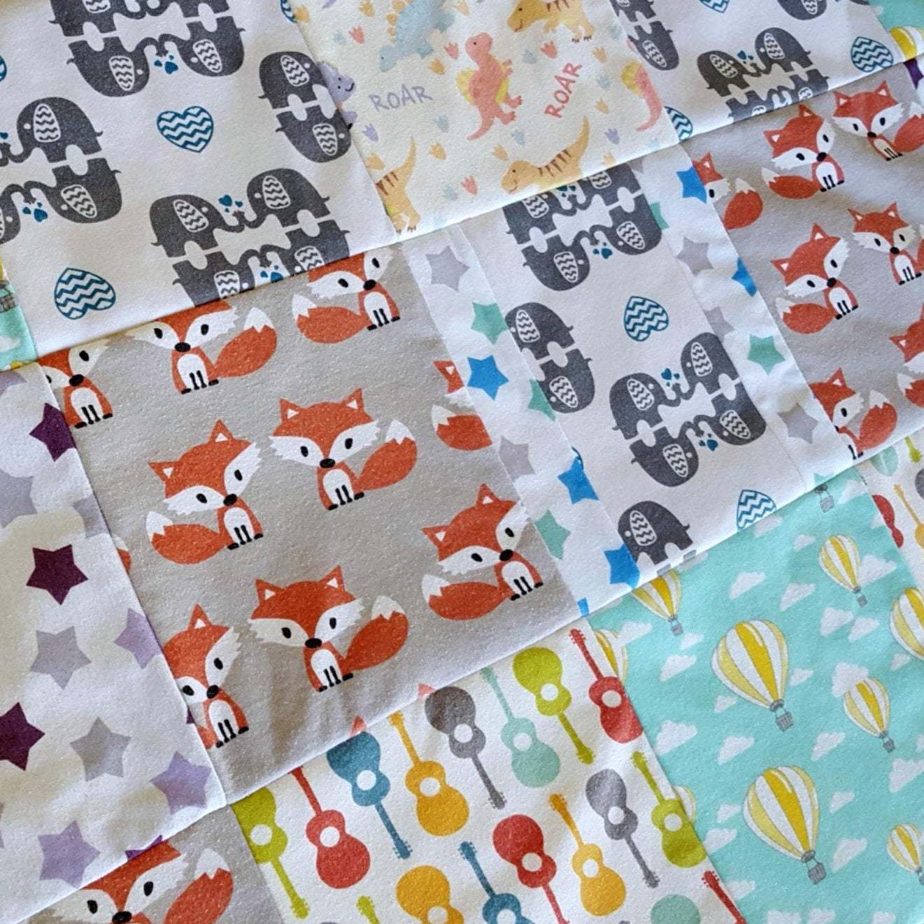 Baby's First Year Memory Blanket Front