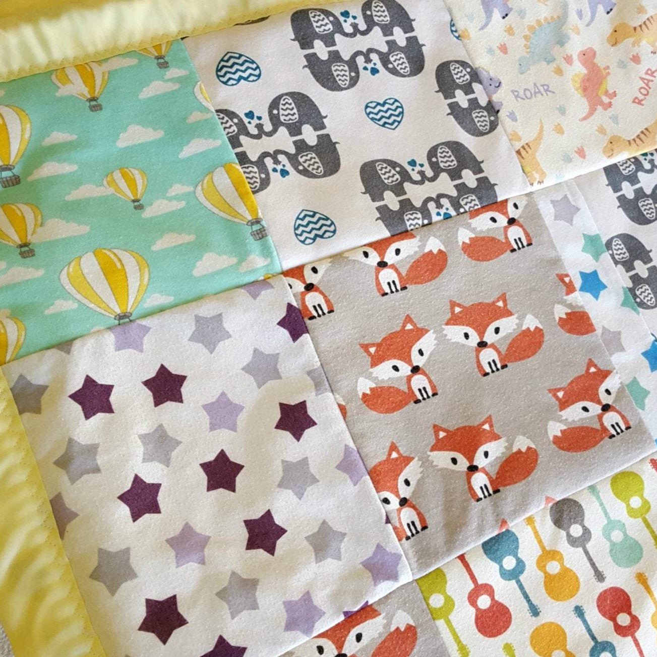Baby's First Year Memory Blanket Front