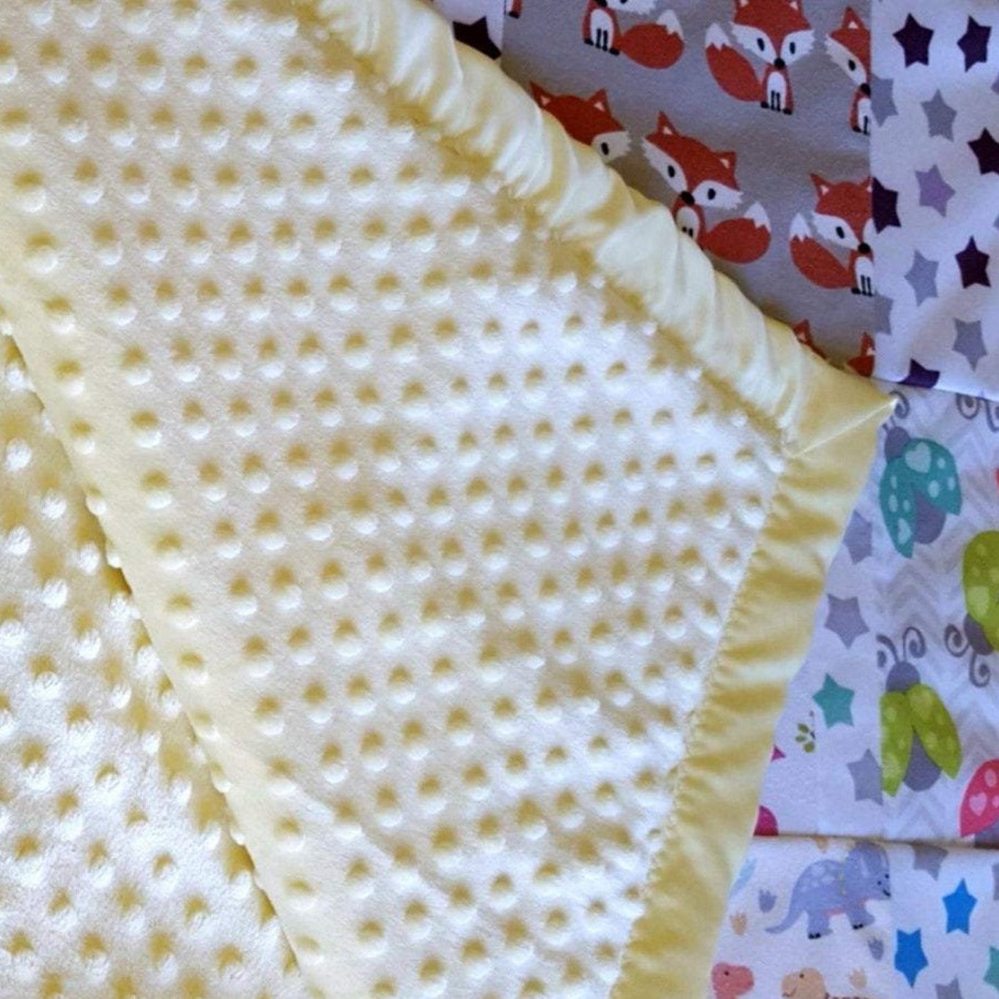 Baby Clothes Memory Blanket Back and Front
