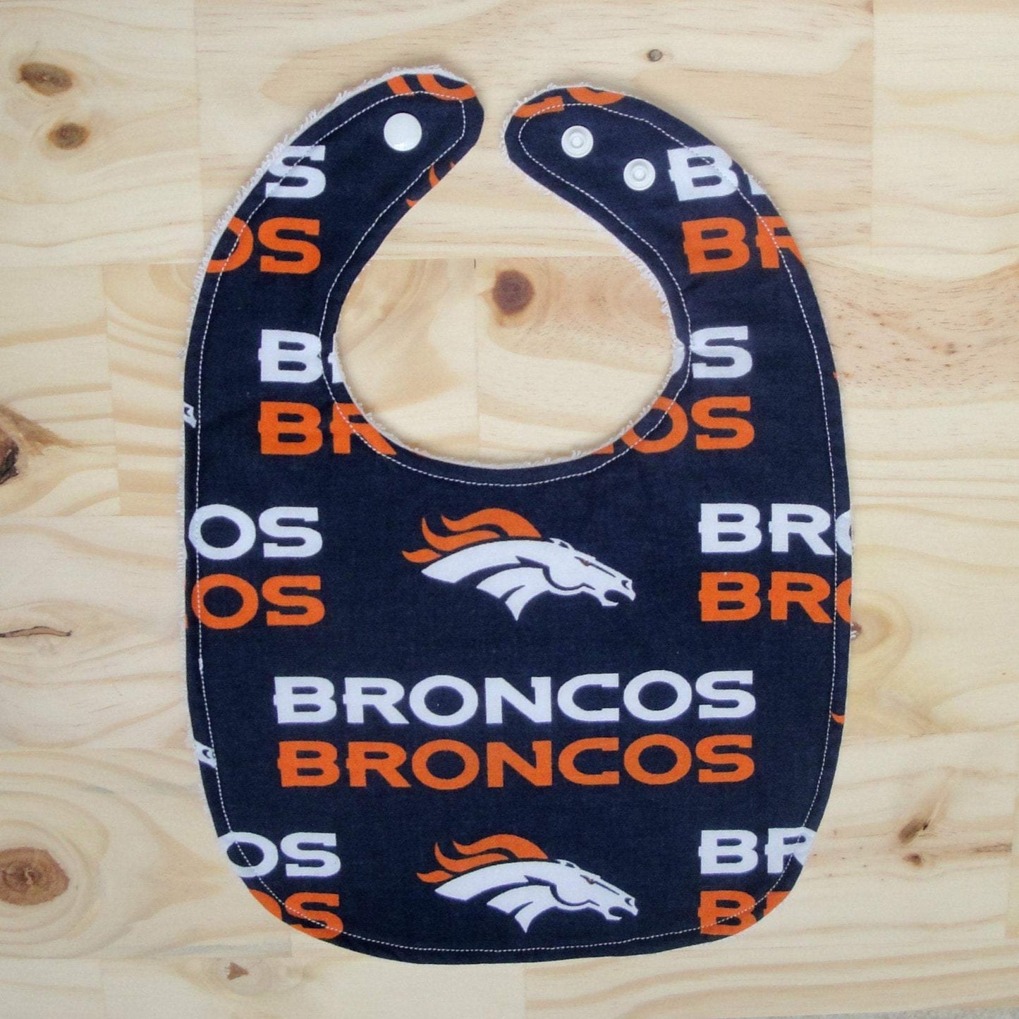 Denver Broncos NFL Bib Front Unsnapped