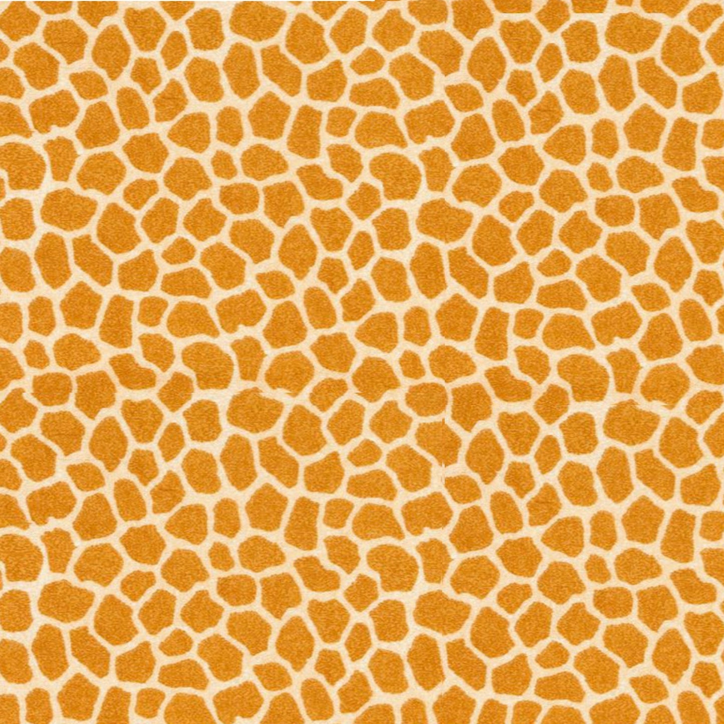 Jungle Giraffe Skin Flannel Fabric Swatch