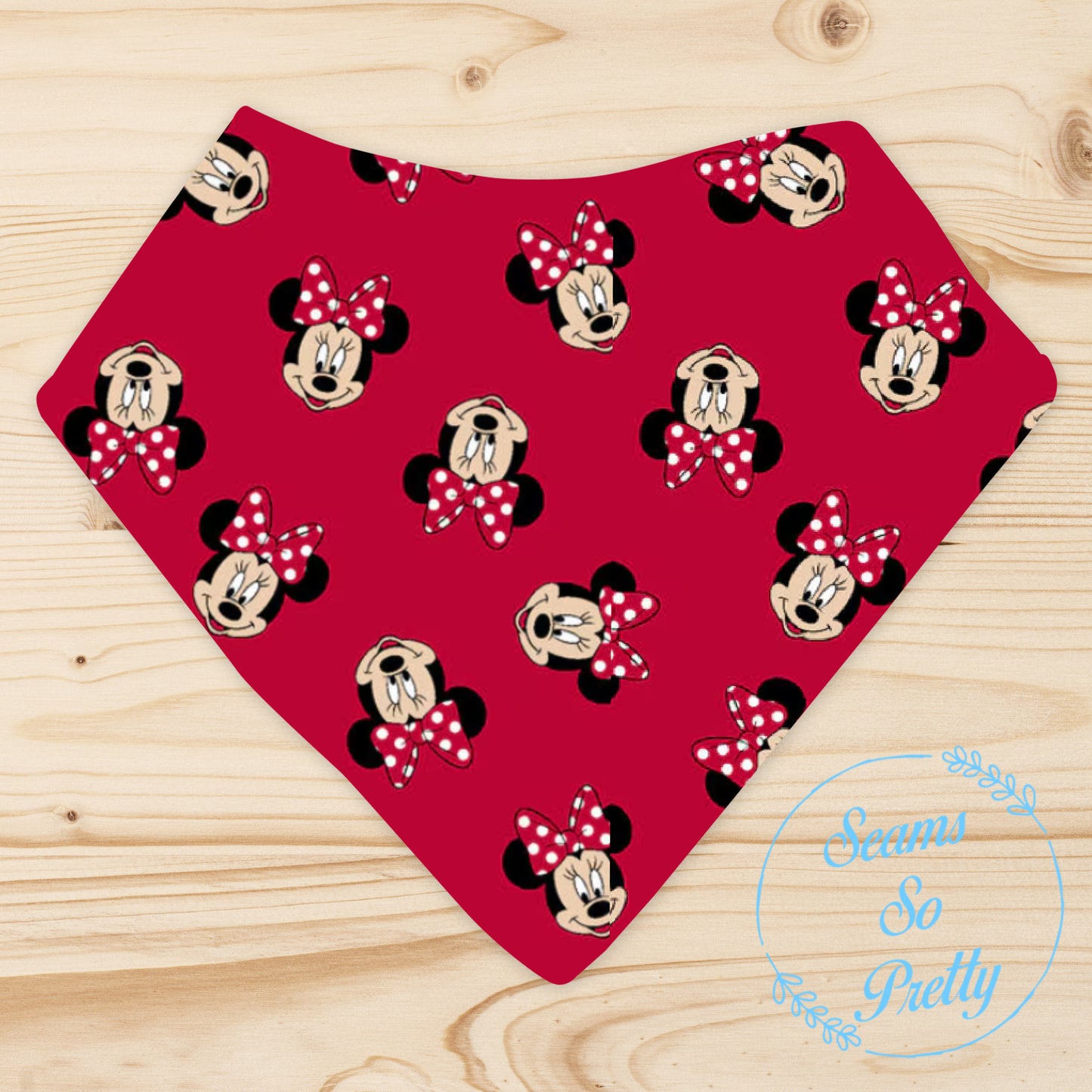 Minnie Mouse Bandana Bib