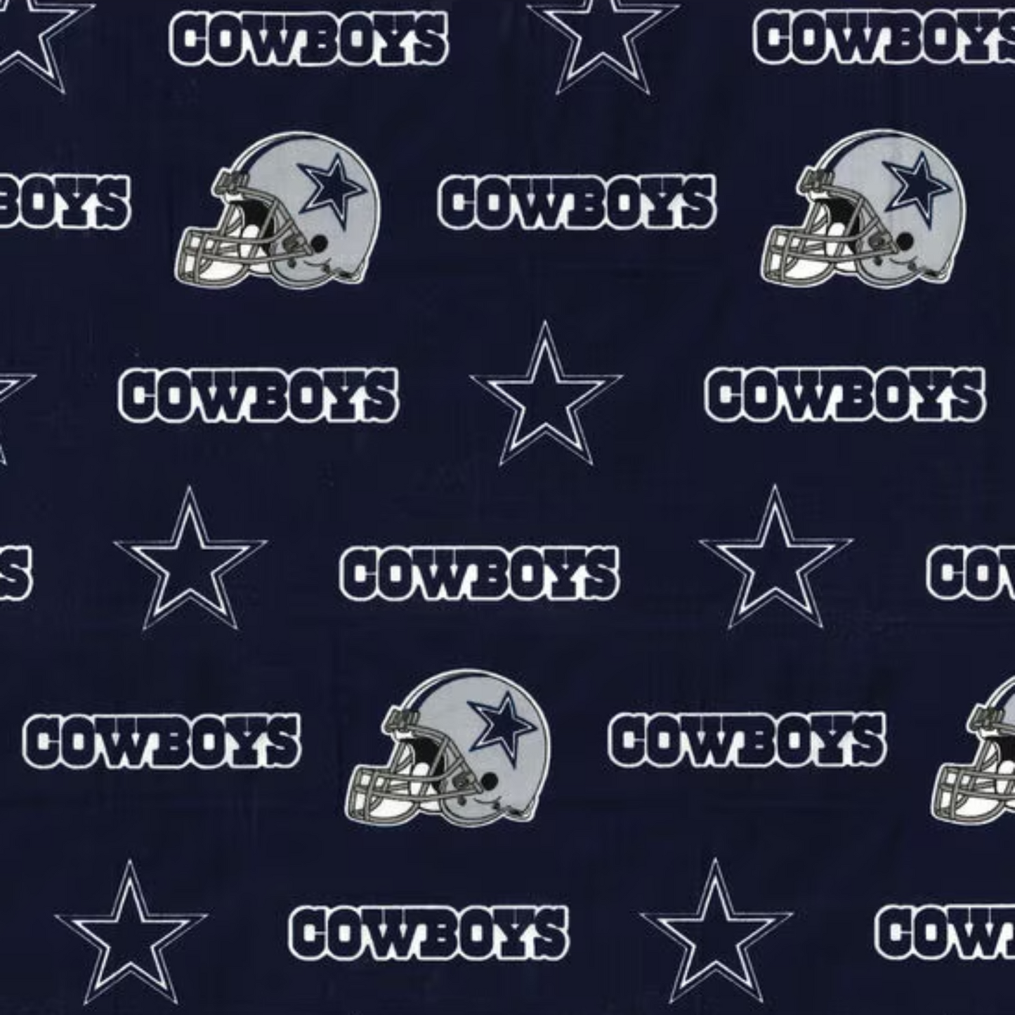 NFL Dallas Cowboy Fabric Swatch