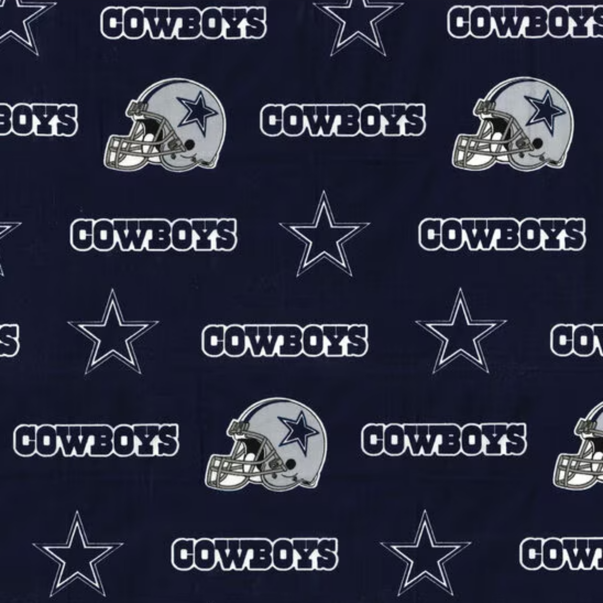 NFL Dallas Cowboy Fabric Swatch