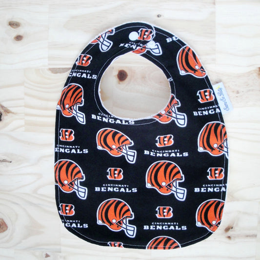 Cincinnati Bengals NFL Bib Front Snapped