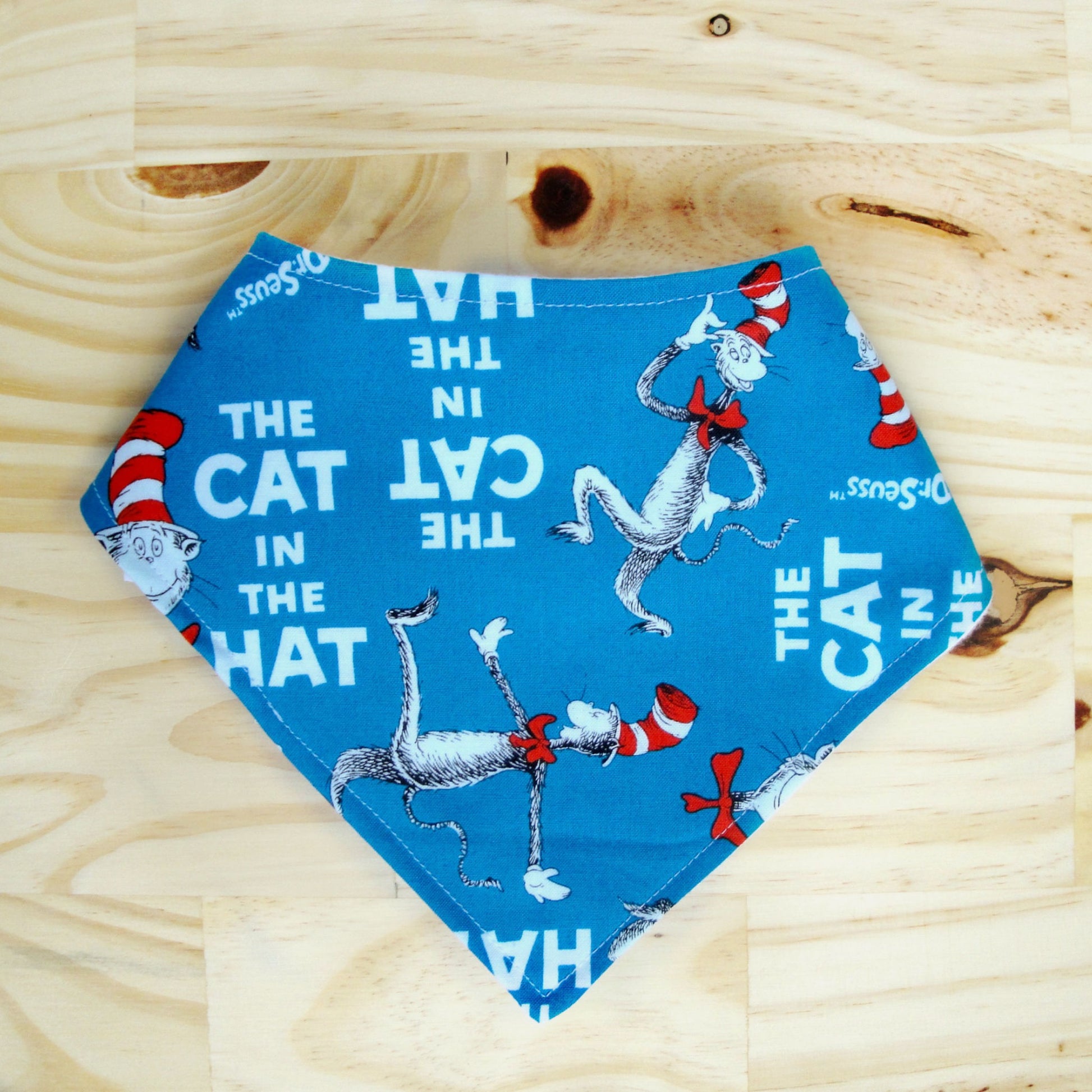 Dr Seuss Cat In The Hat Drool Bib Front
