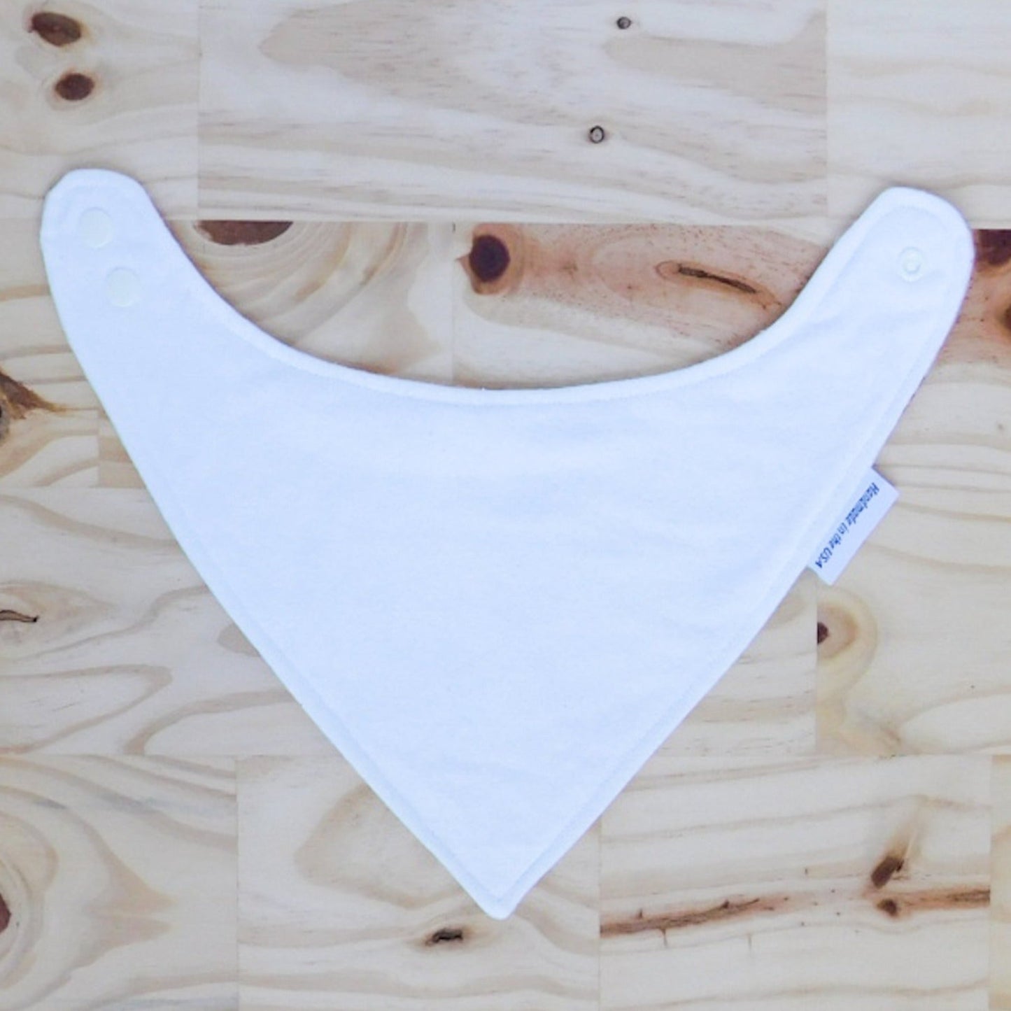 Pink Bandana Drool Bib Back View