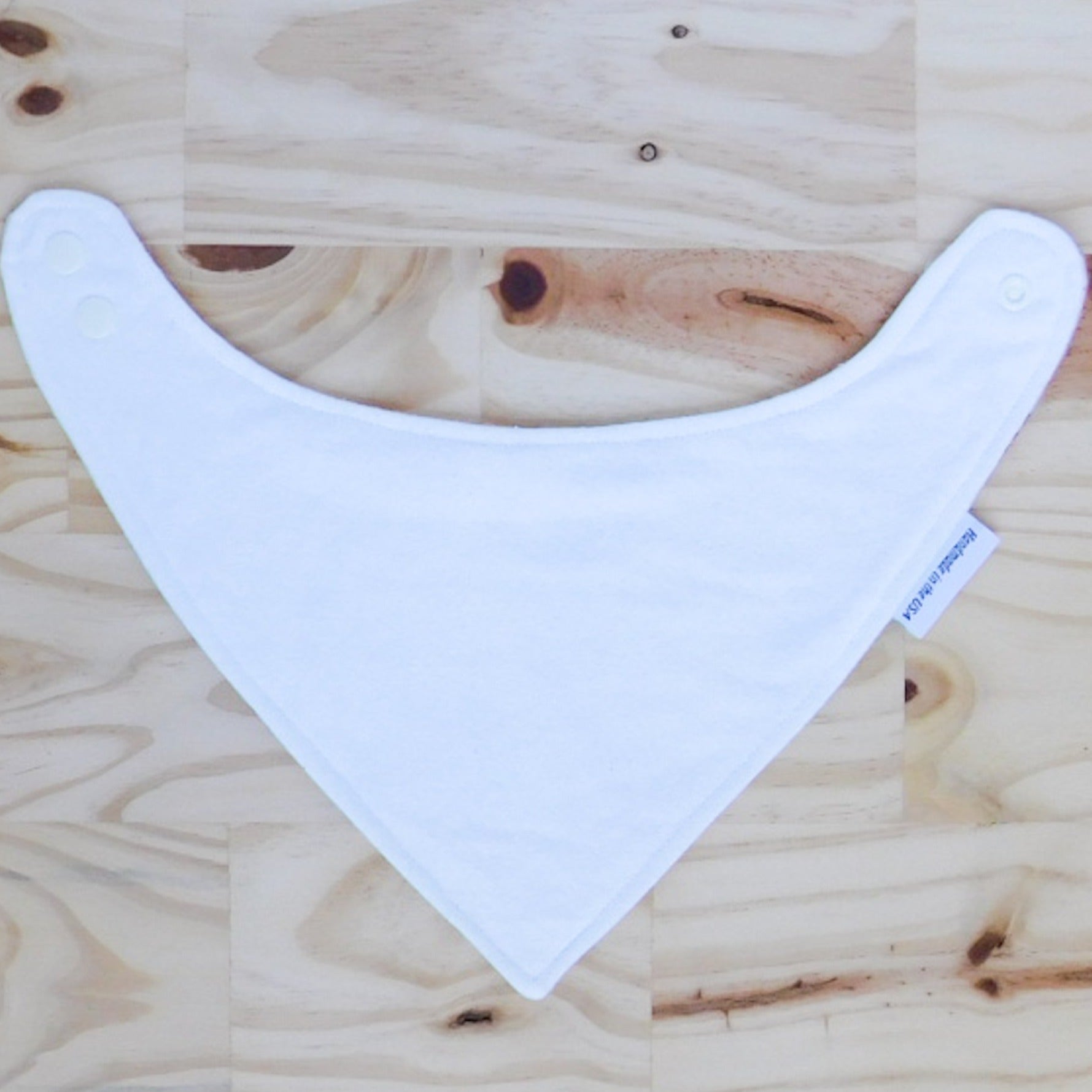 Bandana Blue Drool Bib Back