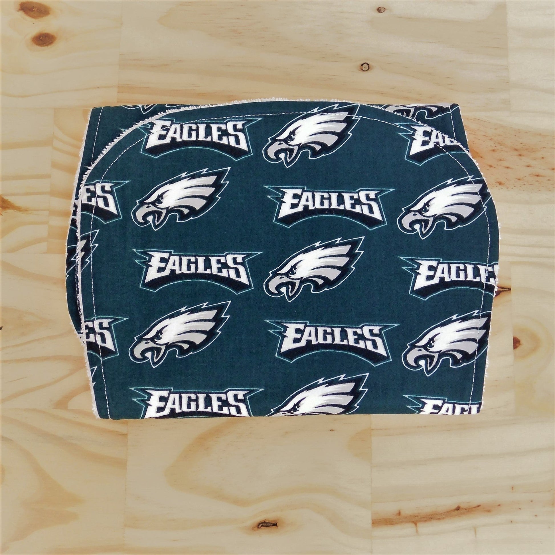Eagles Burp Cloth Folded
