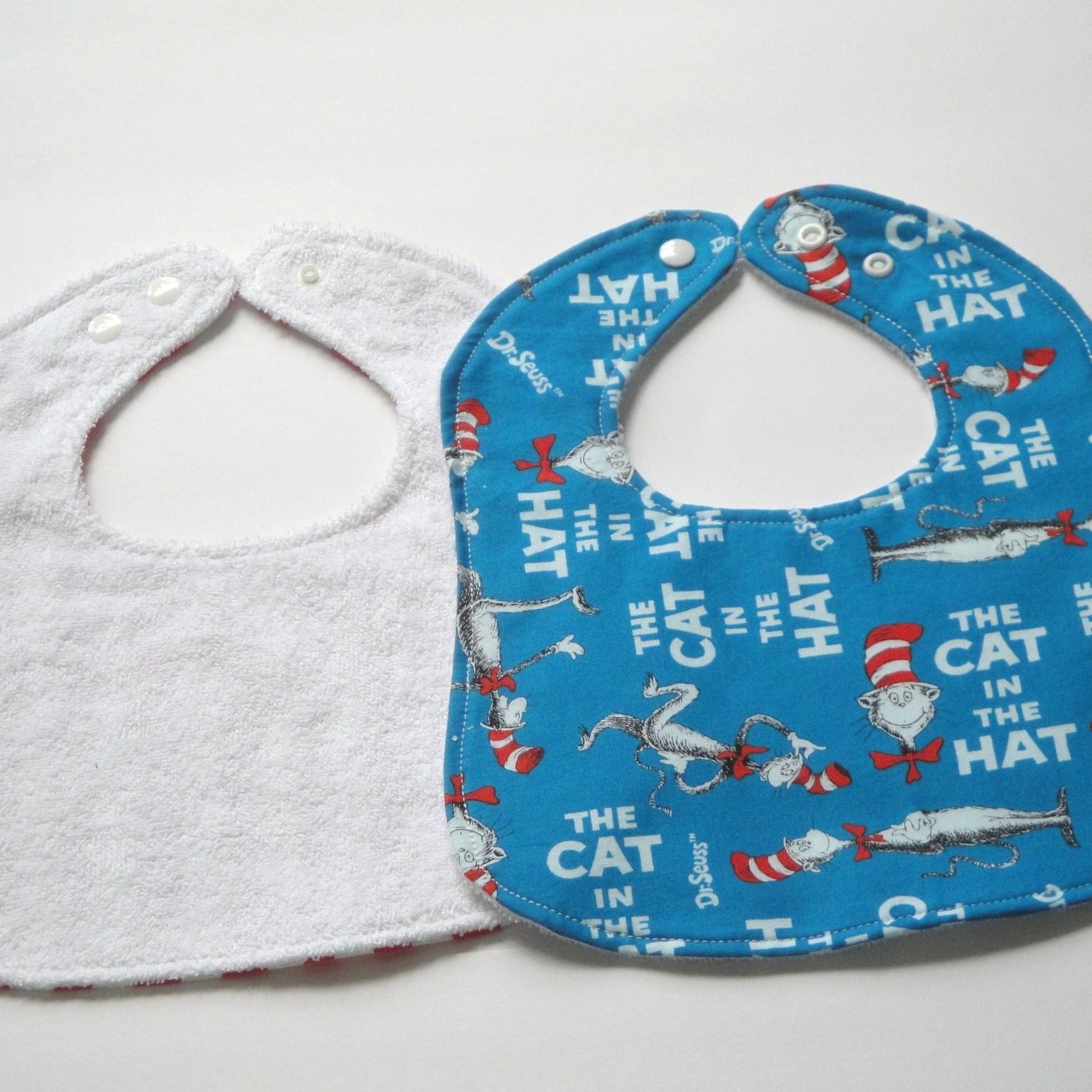 Dr Seuss Cat In The Hat Bib Front and Back
