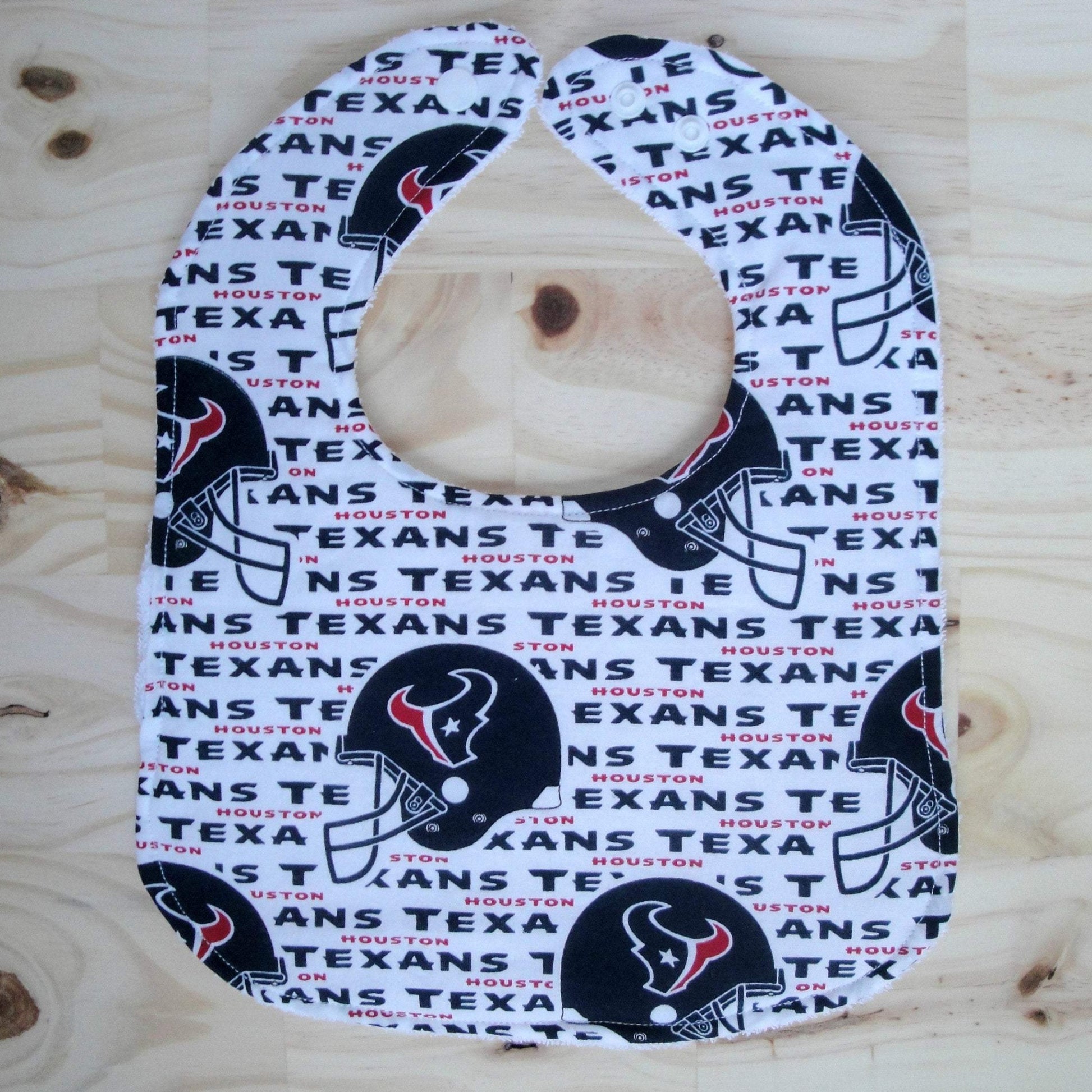 Houston Texans NFL Bib Front Unsnapped