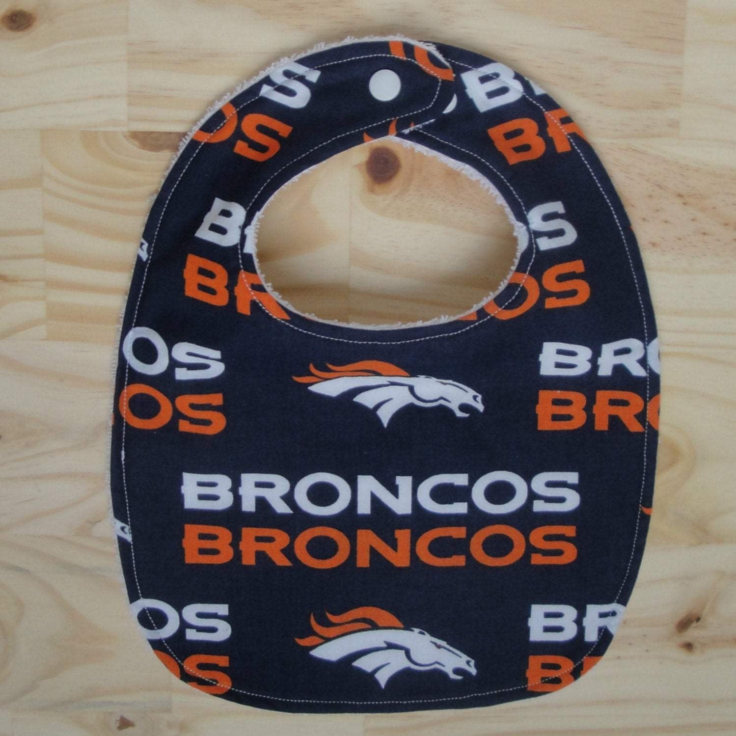 Denver Broncos NFL Bib Front Snapped