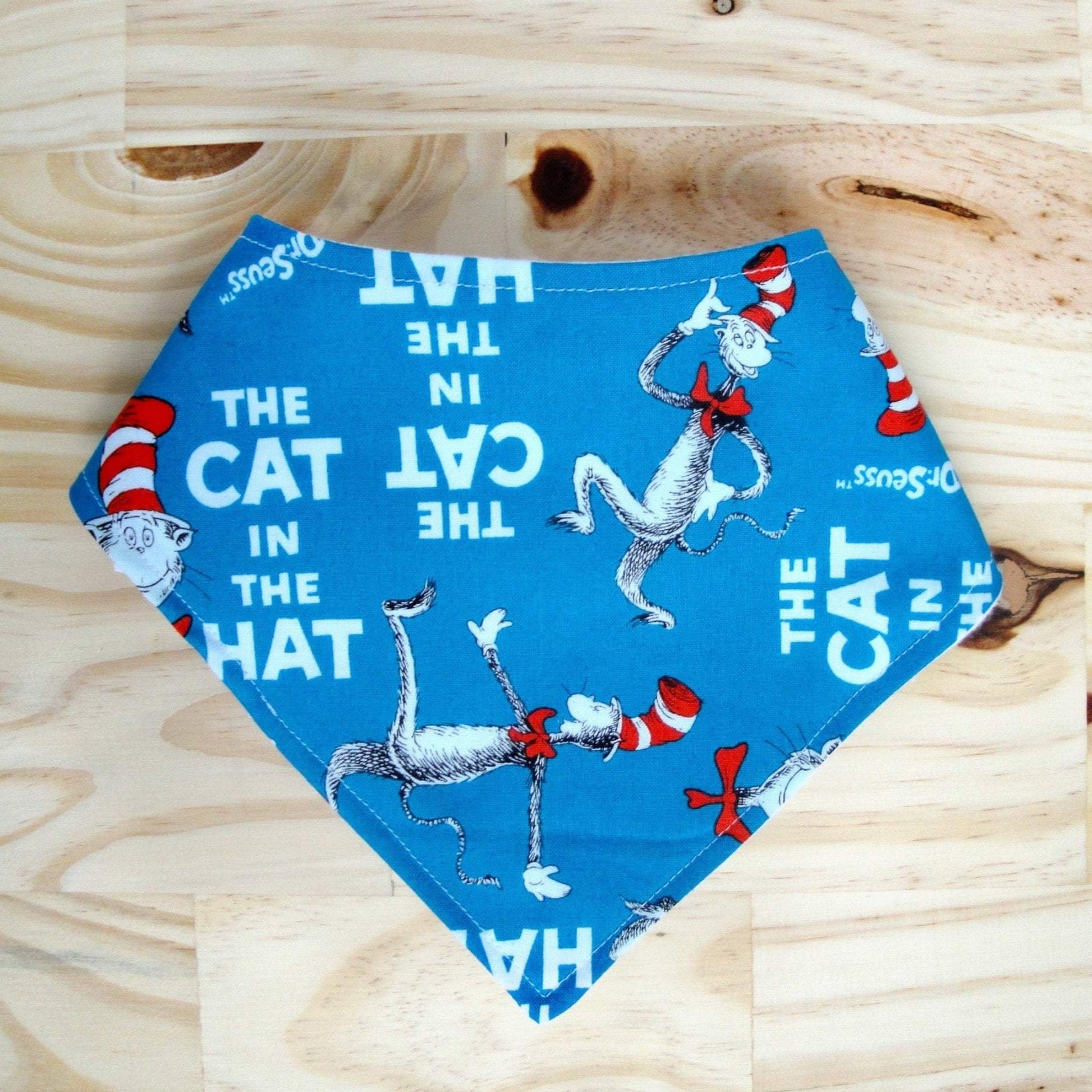 Dr Seuss Cat In The Hat Drool Bib Front