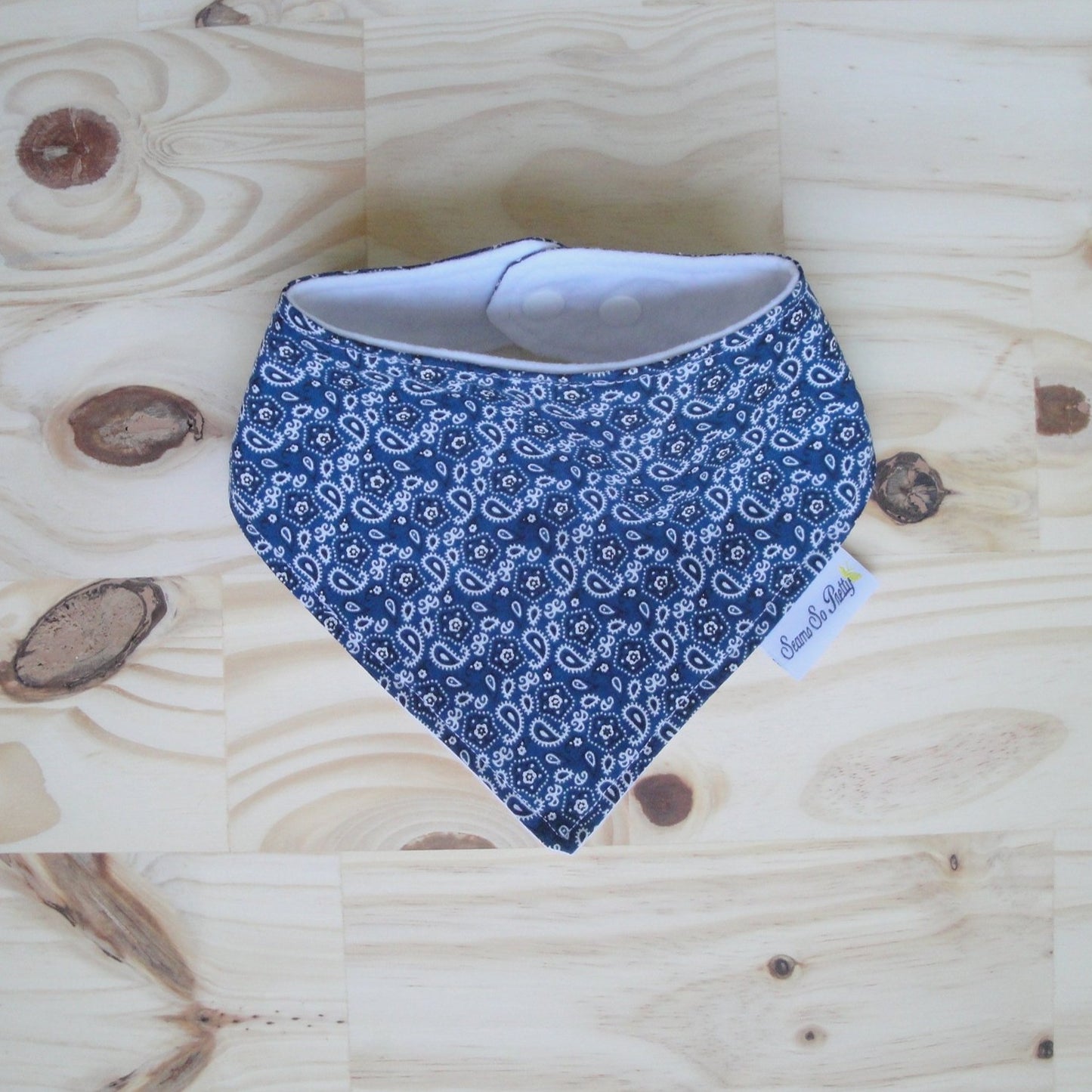 Bandana Blue Drool Bib