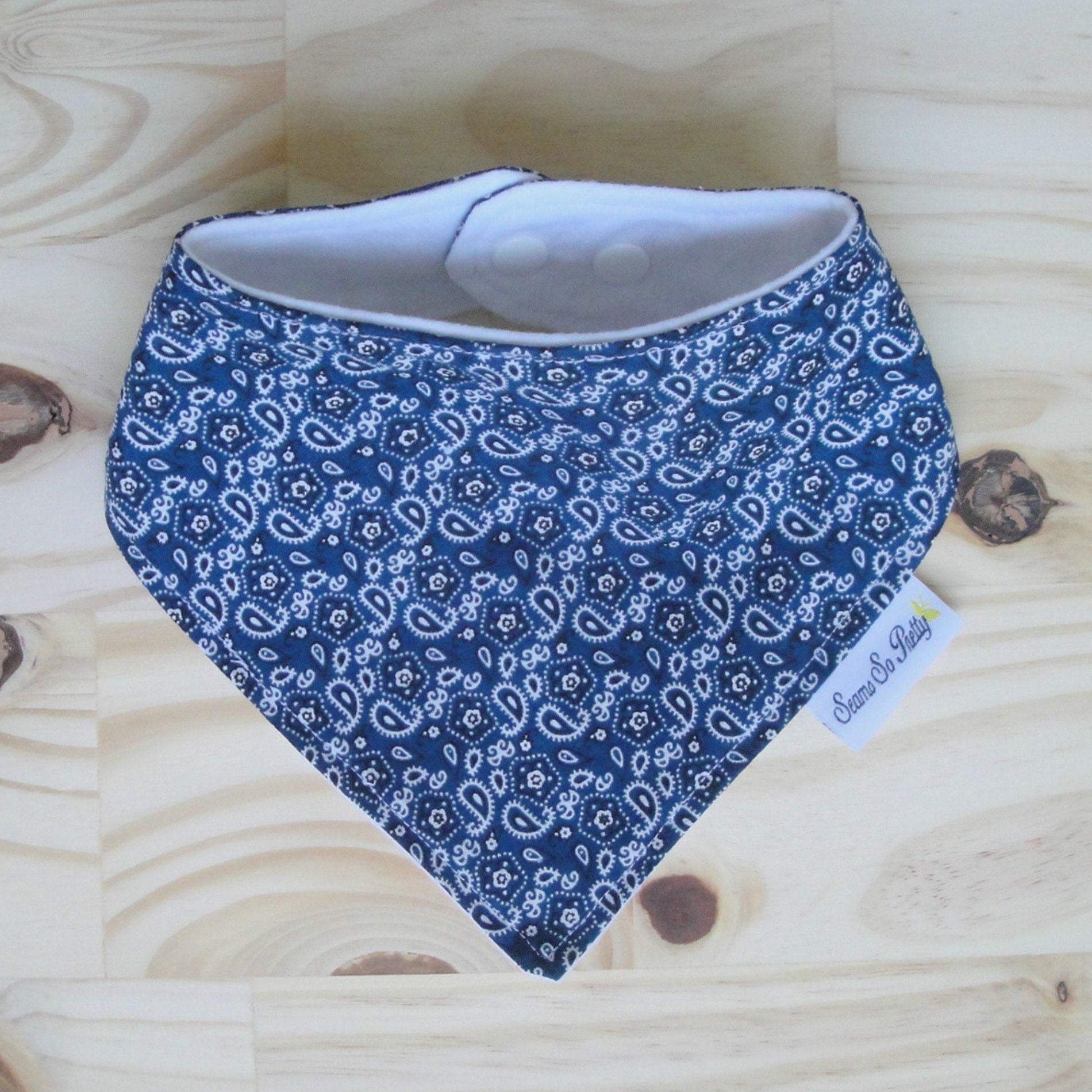 Bandana Blue Drool Bib