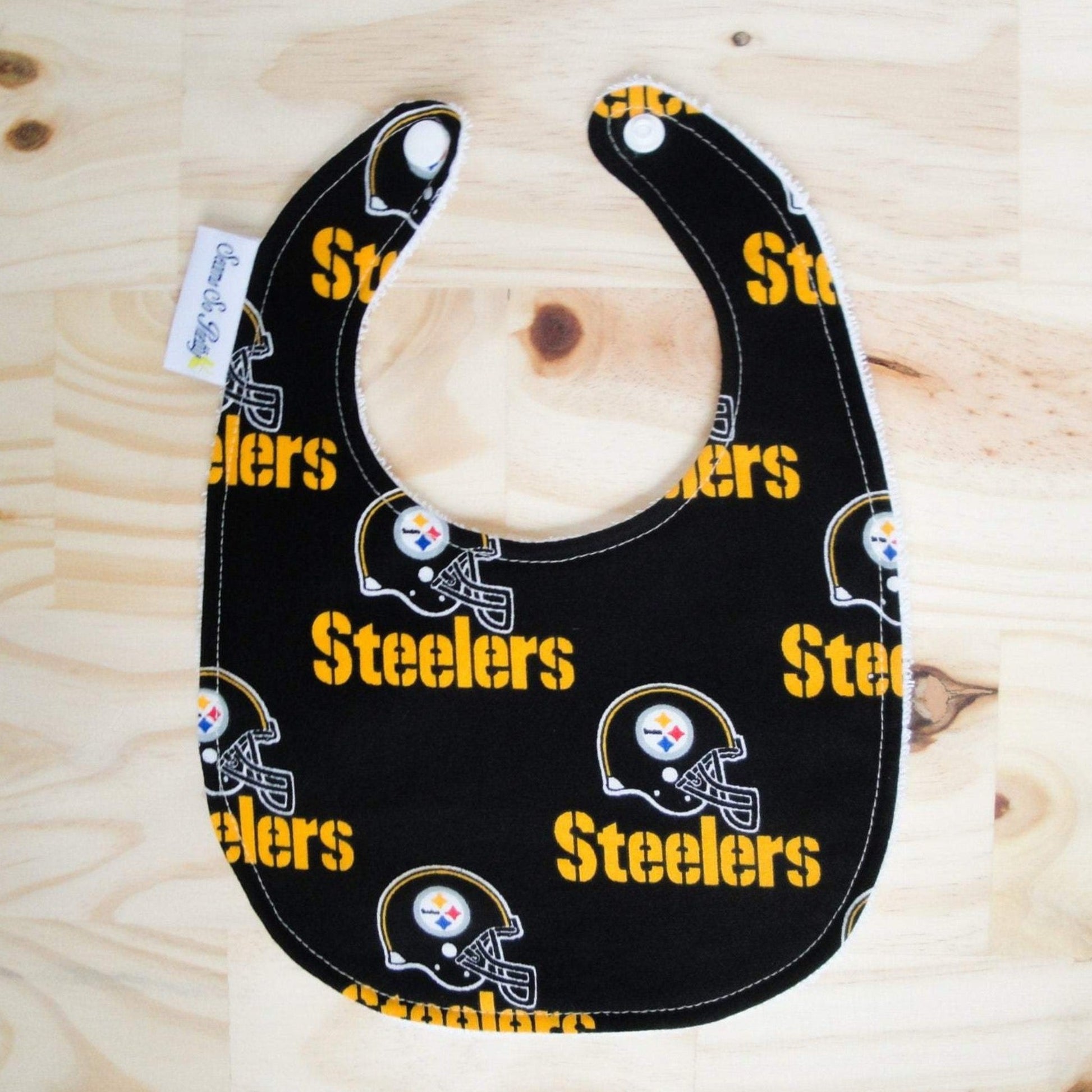 Steelers NFL Bib, Baby or Toddler, Unsnapped